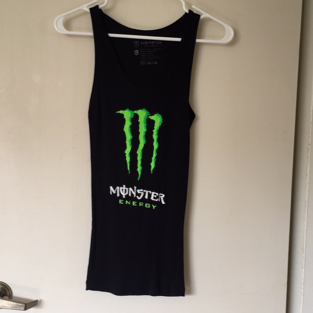 Black monster tank top